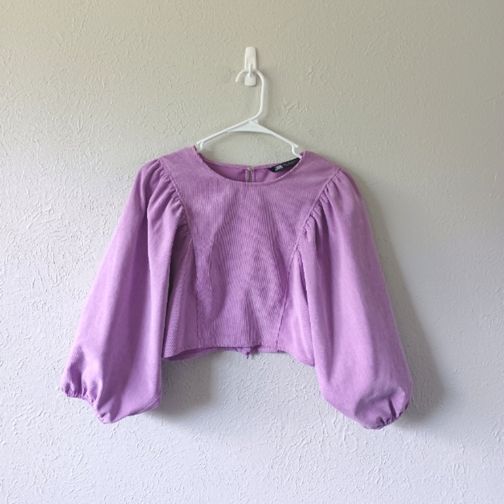 Zara Lavender Blouse